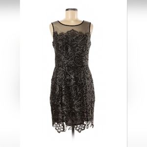 Decode 1.8 Cocktail Dress | Size 8 | Black/Gold